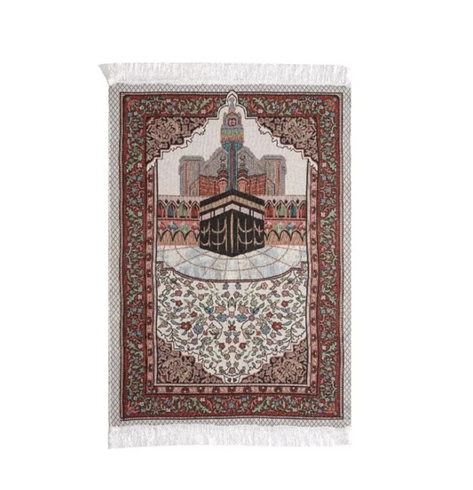 Kaabah Patterned Prayer Mat