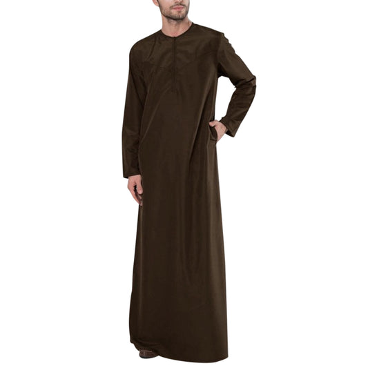 Brown Sleeved Thobe