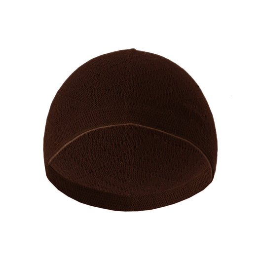 Brown Skull Cap