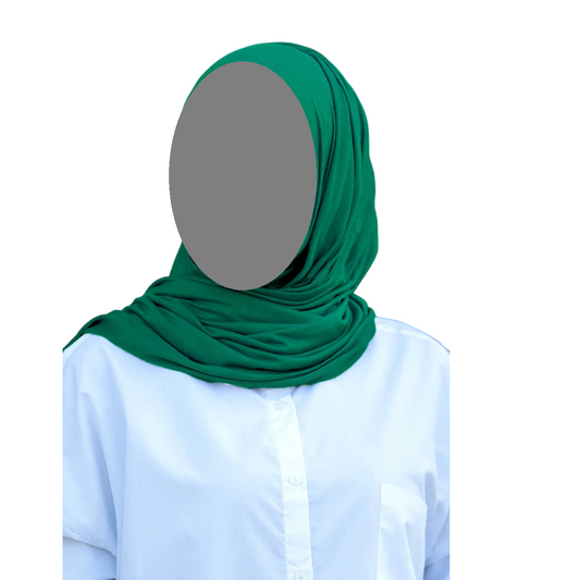 Emerald Green Soft Jersey Hijab