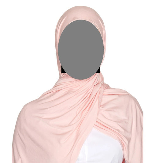 Milk Pink Soft Jersey Hijab