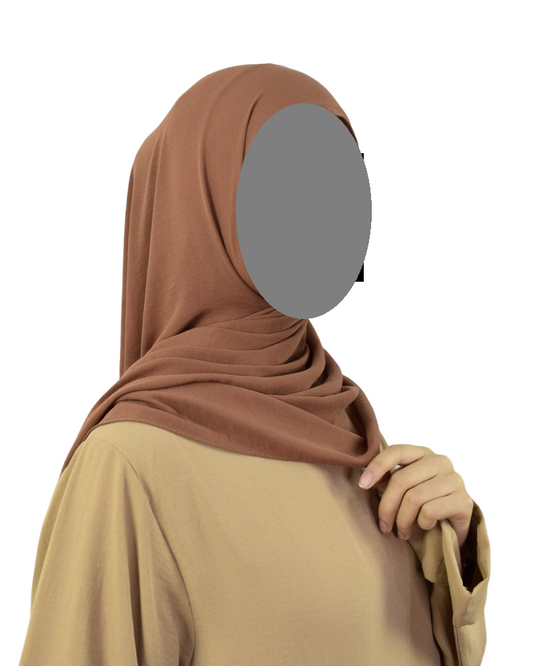 Oak Brown Soft Jersey Hijab