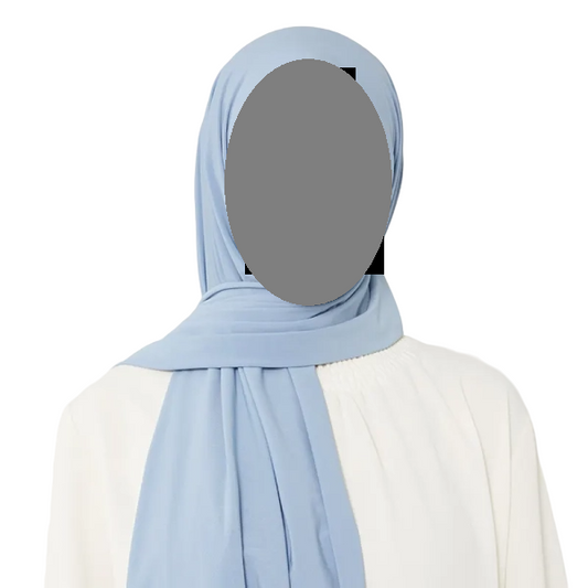 Sky Blue Soft Jersey Hijab