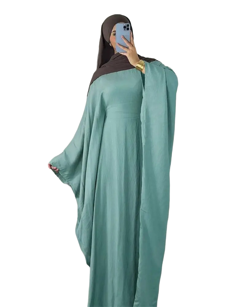Emerald Green Simple Sweet Abaya