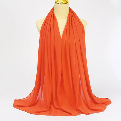 Orange Soft Jersey Hijab