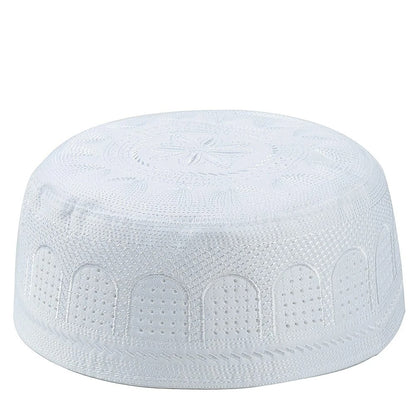 White Embroidered Kufi